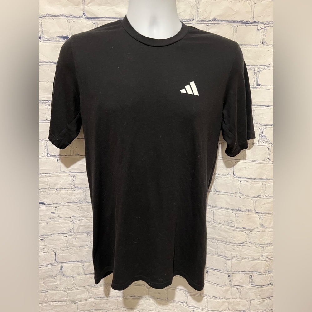 Adidas Aeroready Crew Neck Short Sleeve Tee, Black Size M Mens